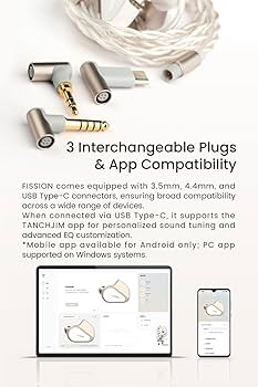 Amazon.com: TANCHJIM Fission in-Ear HiFi Earphones, 10mm DMT5 1DD